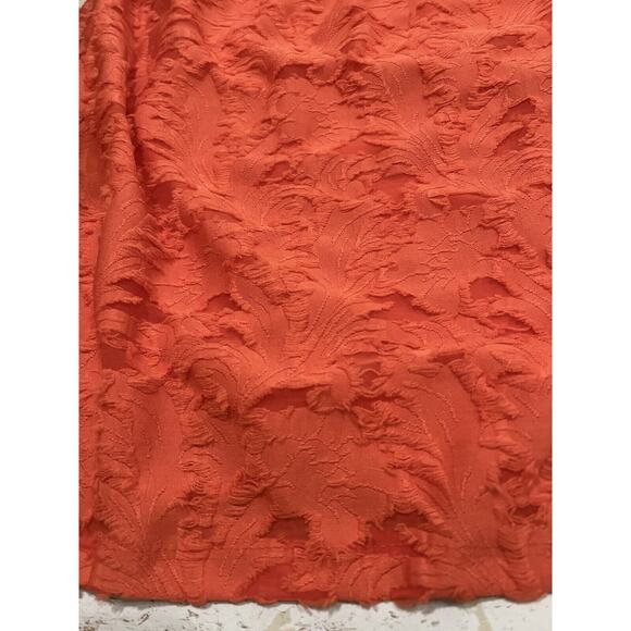 Lauren Conrad Flocked Ruffle Sleeveless Tank Top 3X Women's Shirt Spanish Coral - Picture 13 of 16